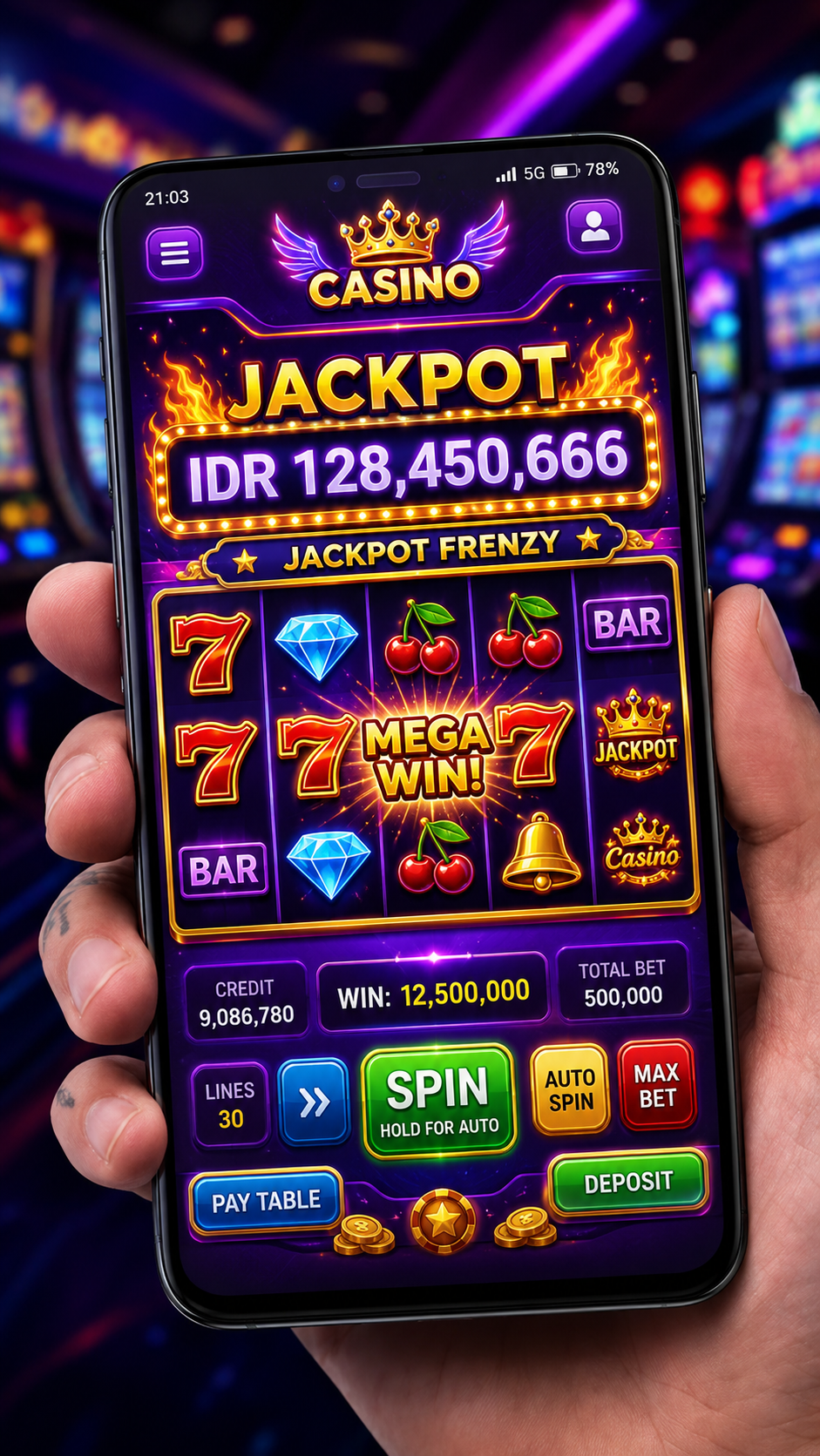 Tampilan antarmuka utama aplikasi ggg888 yang ramah pengguna.